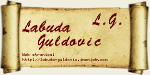 Labuda Guldović vizit kartica